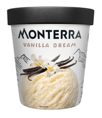 Мороженое пломбир Monterra Ванильное, 252г