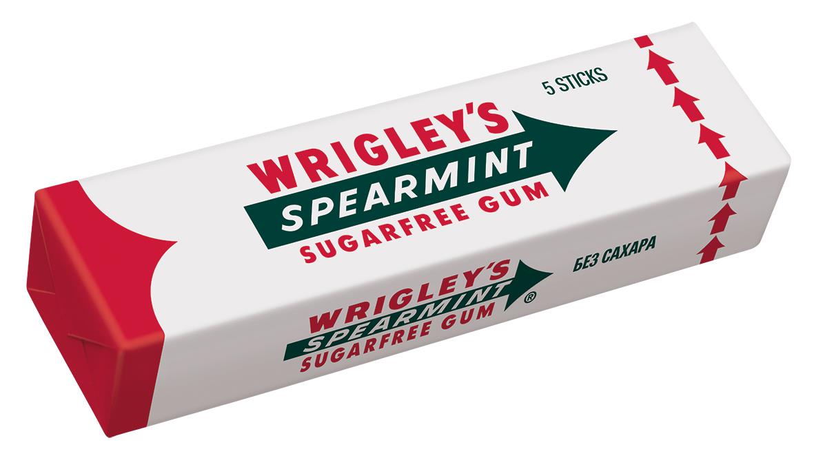 Жевательная резинка WRIGLEY' S Spearmint в упаковке, 5х13г