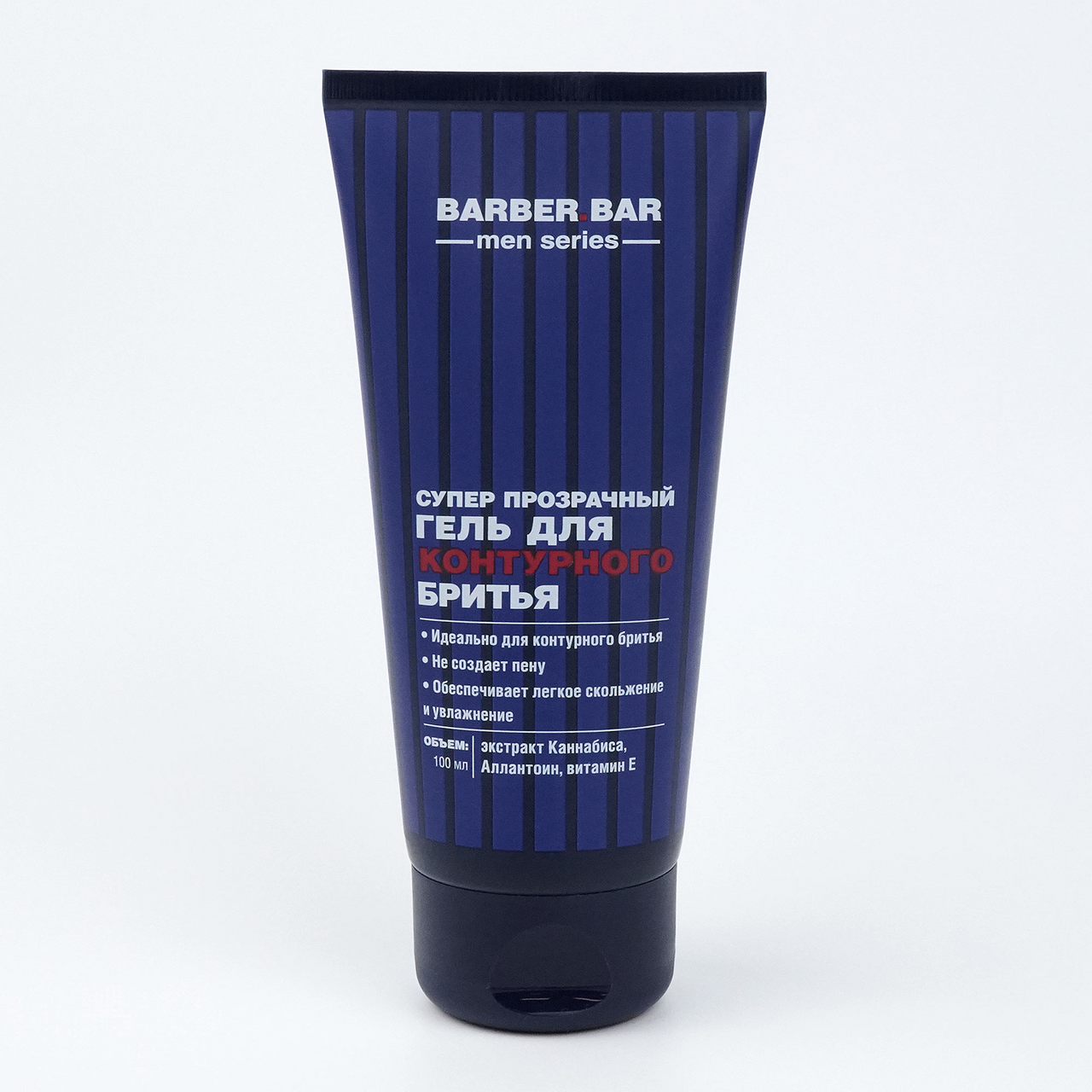 Гель Barber.Bar для контурного бритья супер прозрачный, 100мл