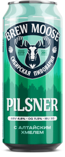 Пиво Балтика Brew Moose Пилснер, 0.45л