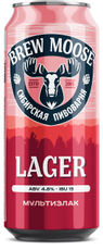 Пиво Балтика Brew Moose Лагер, 0.45л