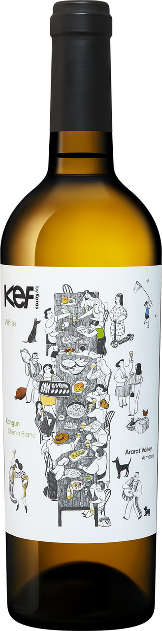 Изображение товара Вино Kef By Karas белое сухое, 0.75л