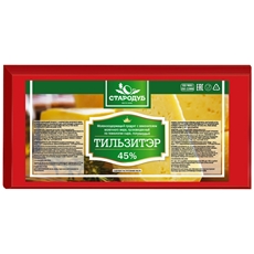 Сырный продукт Стародуб Тильзитер 45%, ~5.2кг