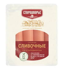 Сосиски Стародворье Сливочные по-стародворски, ~1.3кг
