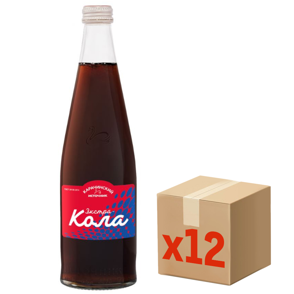 Напиток Карачинский источник Экстра-кола газированный, 500мл x 12 шт