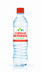 Вода Горная вершина питьевая газированная, 500мл