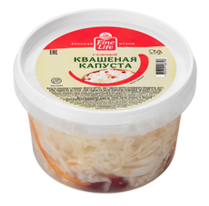 Fine Life Капуста квашеная с клюквой, 500г