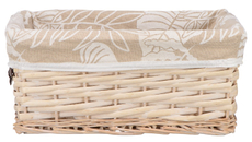 Корзина для хранения Natural House прямоугольная бежевая, 34 x 25 x 15см