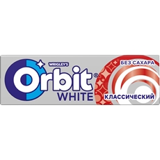 Жевательная резинка Orbit White классический без сахара, 14г