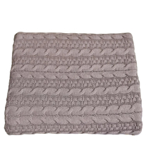 Плед Swan вязаный хлопок светло-бежевый, 220 х 240см