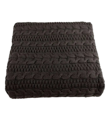 Плед Swan вязаный хлопок светло-коричневый, 220 х 240см