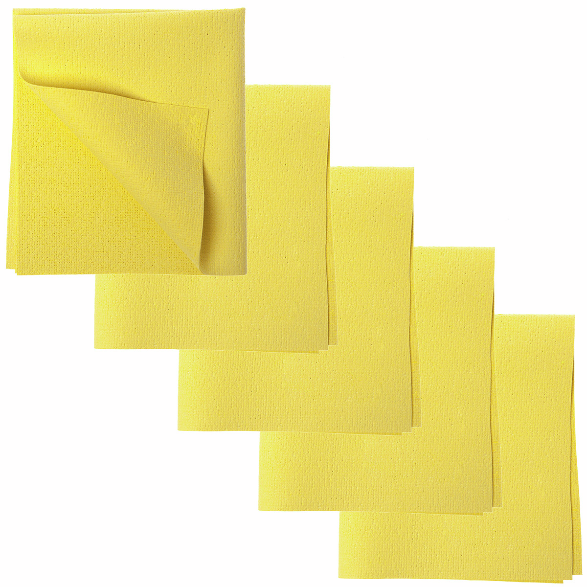 Салфетка HQ ProfiLine желтая 5шт, 35 x 40см