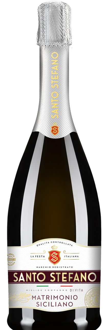 Напиток винный Santo Stefano Matrimonio Siciliano Amabile белое полусладкое, 0.75л