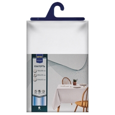 METRO PROFESSIONAL Скатерть белая в клетку, 200 х 220см