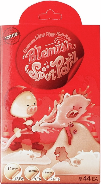 Патчи для проблемной кожи Elizavecca Witch Piggy Hell-Pore Blemish Spot Patch, 44г