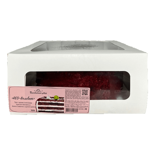 Торт Бисквитный двор Red вельвет, 1кг