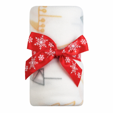 Tarrington House Плед флисовый желтые елочки 170г, 130 х 170см