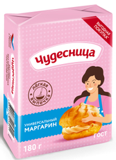 Маргарин Чудесница Универсальный ГОСТ 55%, 180г