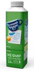 Кефир Большая кружка 2.5%, 500г