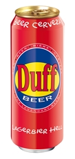Пиво Duff premium lager, 0.5л