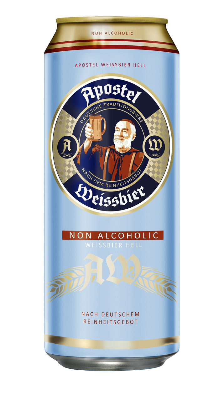 Пиво Apostel Weissbier безалкогольное, 0.5л