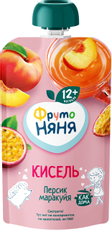 Кисель детский ФрутоНяня Персик и маракуйя с 12 месяцев, 130г