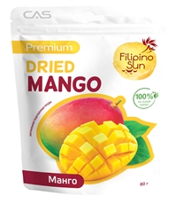 Манго Filipino Sun желтое сушеное, 80г