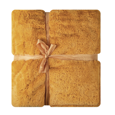 Tarrington House Плед с принтом кролик бежевый, 200 х 220см