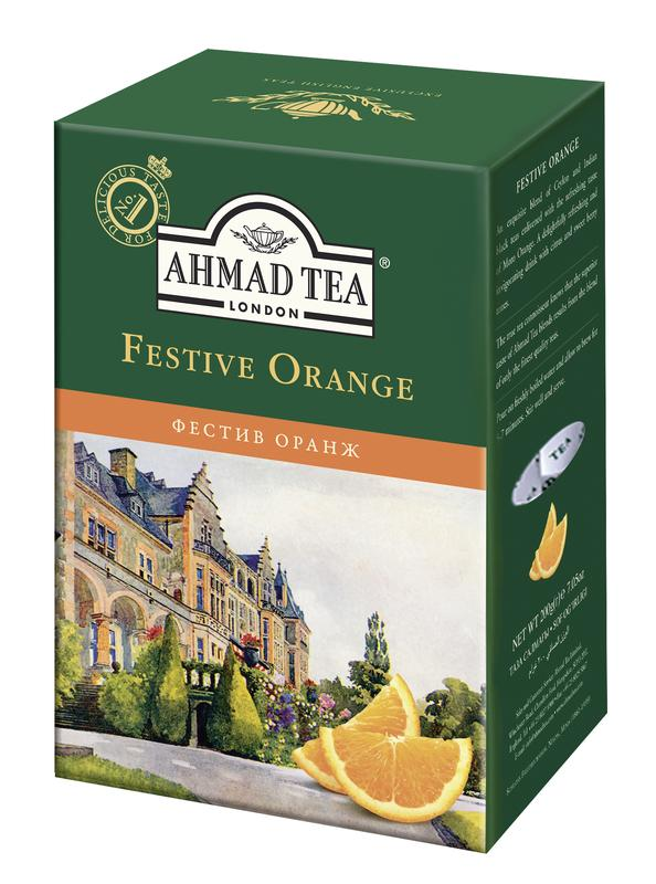 Чай AHMAD TEA оранж пеко голд черный крупнолистовой, 200г купить с ...