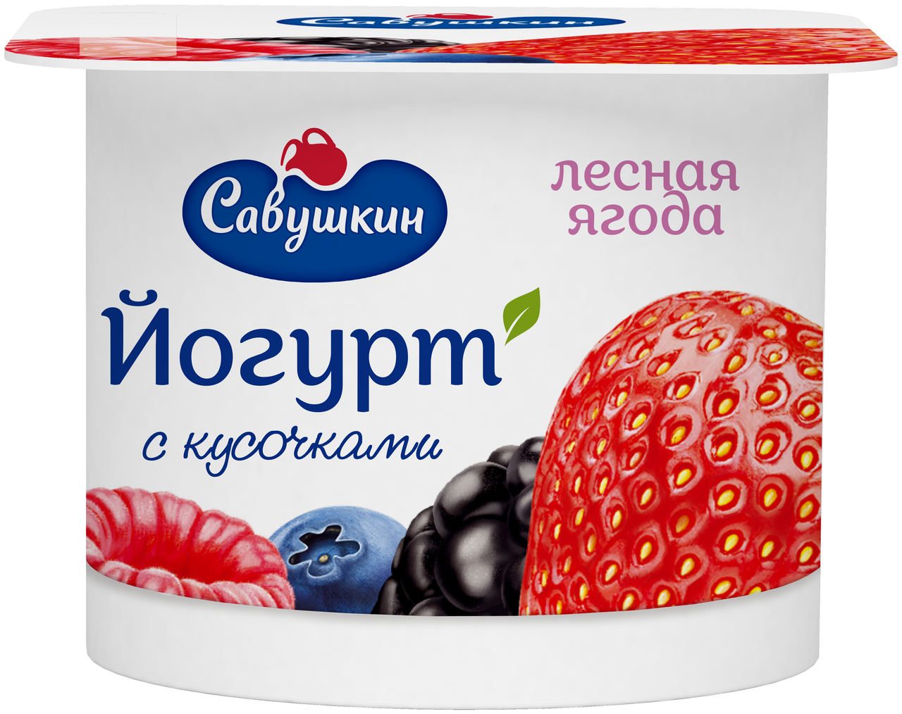Йогурт Савушкин продукт Лесная ягода 2%, 120г купить с доставкой на дом ...