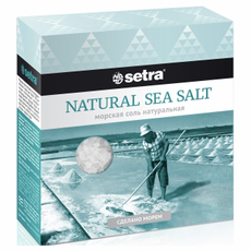 Соль морская Setra пищевая натуральная, 500г