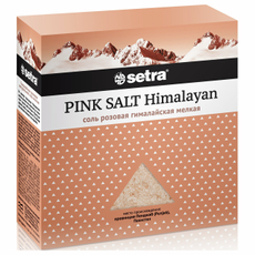 Соль Setra Гималайская розовая мелкая, 500г