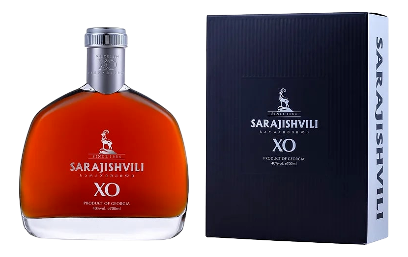 Изображение товара Коньяк Sarajishvili XO 10 лет в подарочной упаковке 0.7л