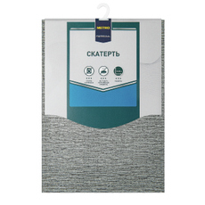 METRO PROFESSIONAL Скатерть однотонная ПВХ серая, 160 х 200см