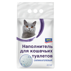 aro Наполнитель силикагелевый для туалета, 2.5кг