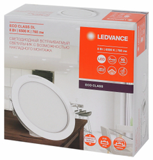 Светильник точечный Ledvance Экокласс 6500 К IP44 Led 8Вт