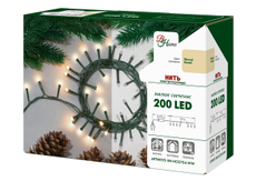 Электрогирлянда нить B&H 200Led теплый белый, 15м