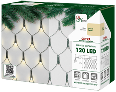 Электрогирлянда сетка B&H 120Led теплый белый, 2 х 1.5м