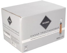 RIOBA Сахар коричневый в стиках 500шт, 2.5кг