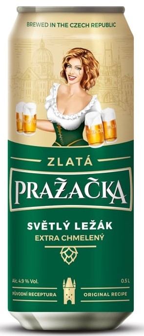 Изображение товара Пиво Prazacka Zlata светлое, 0.5л