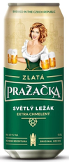 Пиво Prazacka Zlata светлое, 0.5л