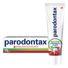 Зубная паста Parodontax Комплексная защита с травами от воспаления и кровоточивости десен с фтором, 75мл