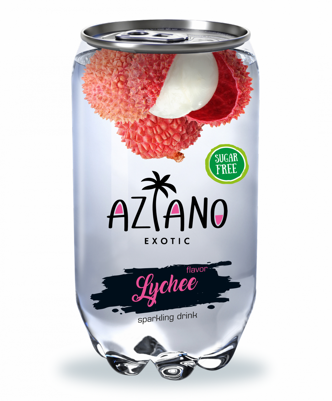 Напиток Aziano Личи газированный, 350мл