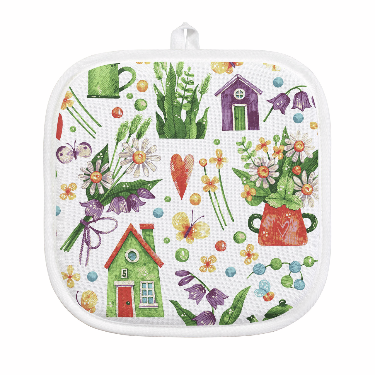 Прихватка Самойловский текстиль Сад хлопок, 20 х 20см