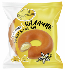 Калачик Восход с начинкой ваниль, 100г