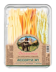 Сыр Долголетие Чечил спагетти ассорти №1 45%, 150г