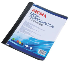 SIGMA Папки-скоросшиватели А4 с карманом, 10шт