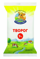 Творог Коровка из Кореновки 9%, 180г