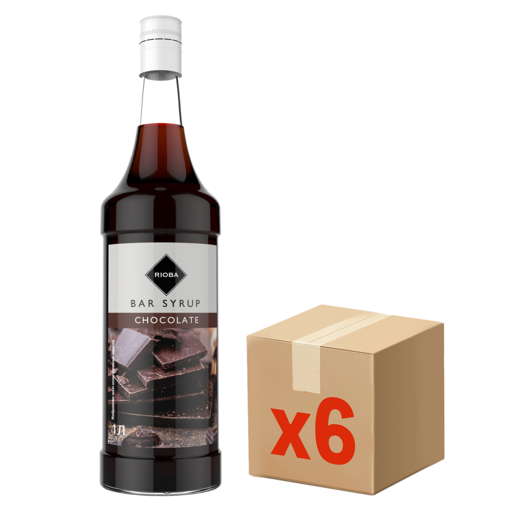 RIOBA Сироп шоколад, 1л x 6 шт