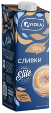 Сливки Viola для кофе ультрапастеризованные 10%, 1л